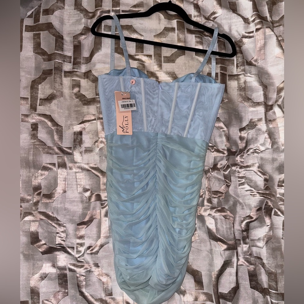 Overload mesh bodycon corset mini dress - Picture 3 of 3